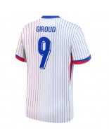 Frankrike Olivier Giroud #9 Bortedrakt EM 2024 Korte ermer